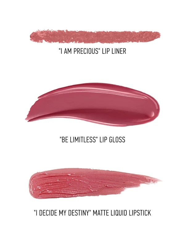 REALHER Lip Kit - Liner, Lipstick, Gloss