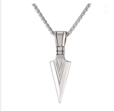 Stainless Steel Spear Necklace