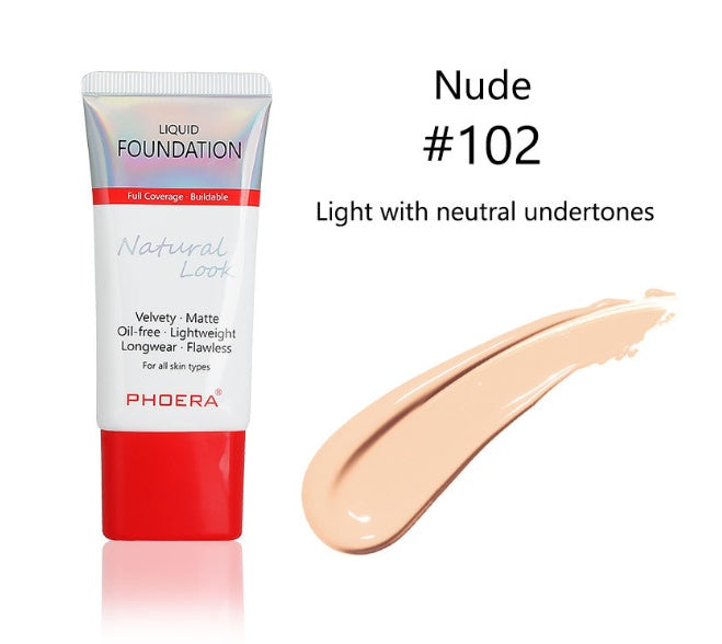 PHOERA Silky Liquid Foundation Concealer