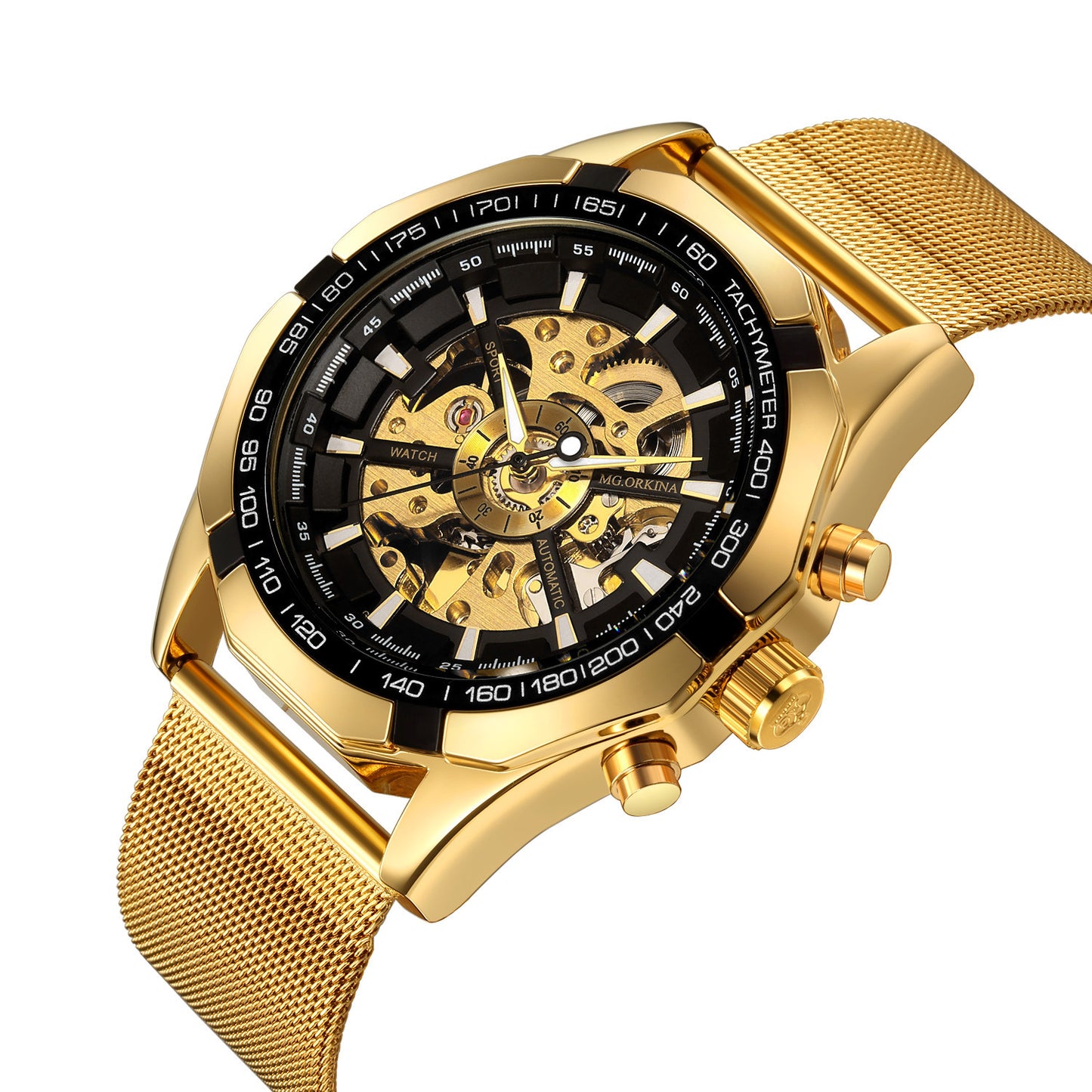 Mens Steel Band Automatic Mechanical Watch