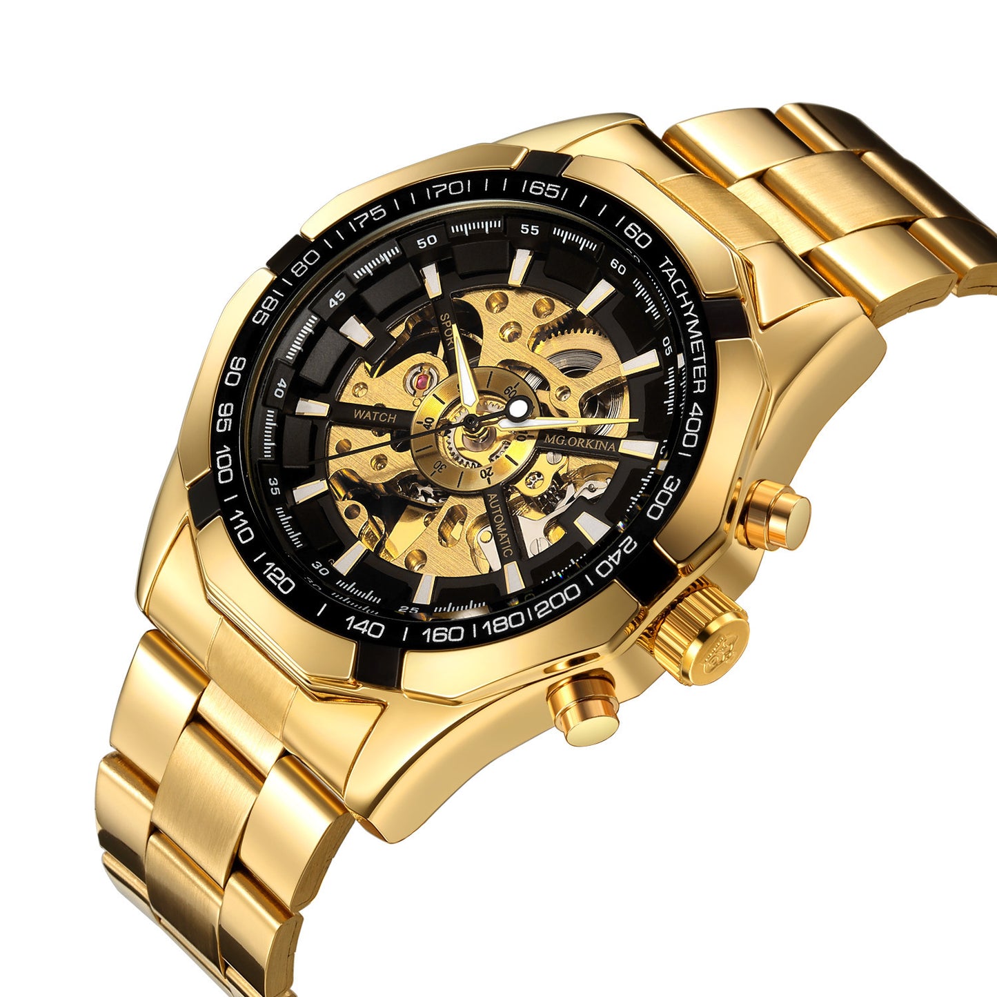 Mens Steel Band Automatic Mechanical Watch