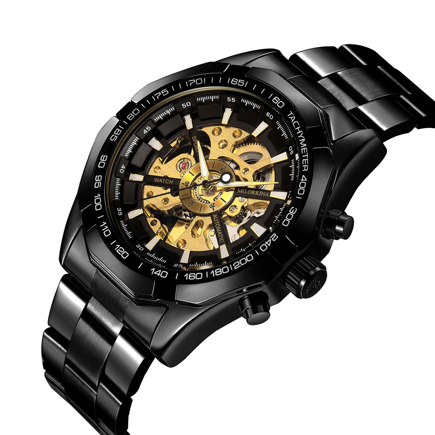 Mens Steel Band Automatic Mechanical Watch