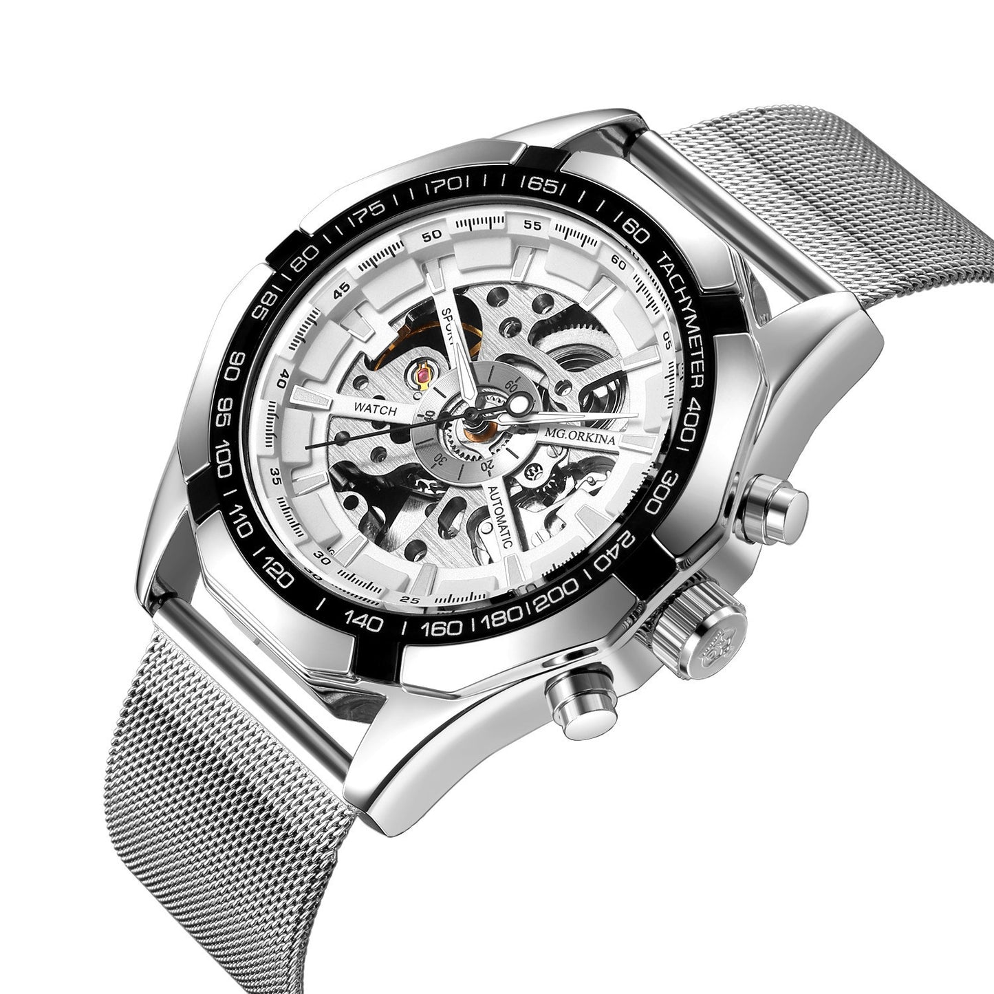 Mens Steel Band Automatic Mechanical Watch