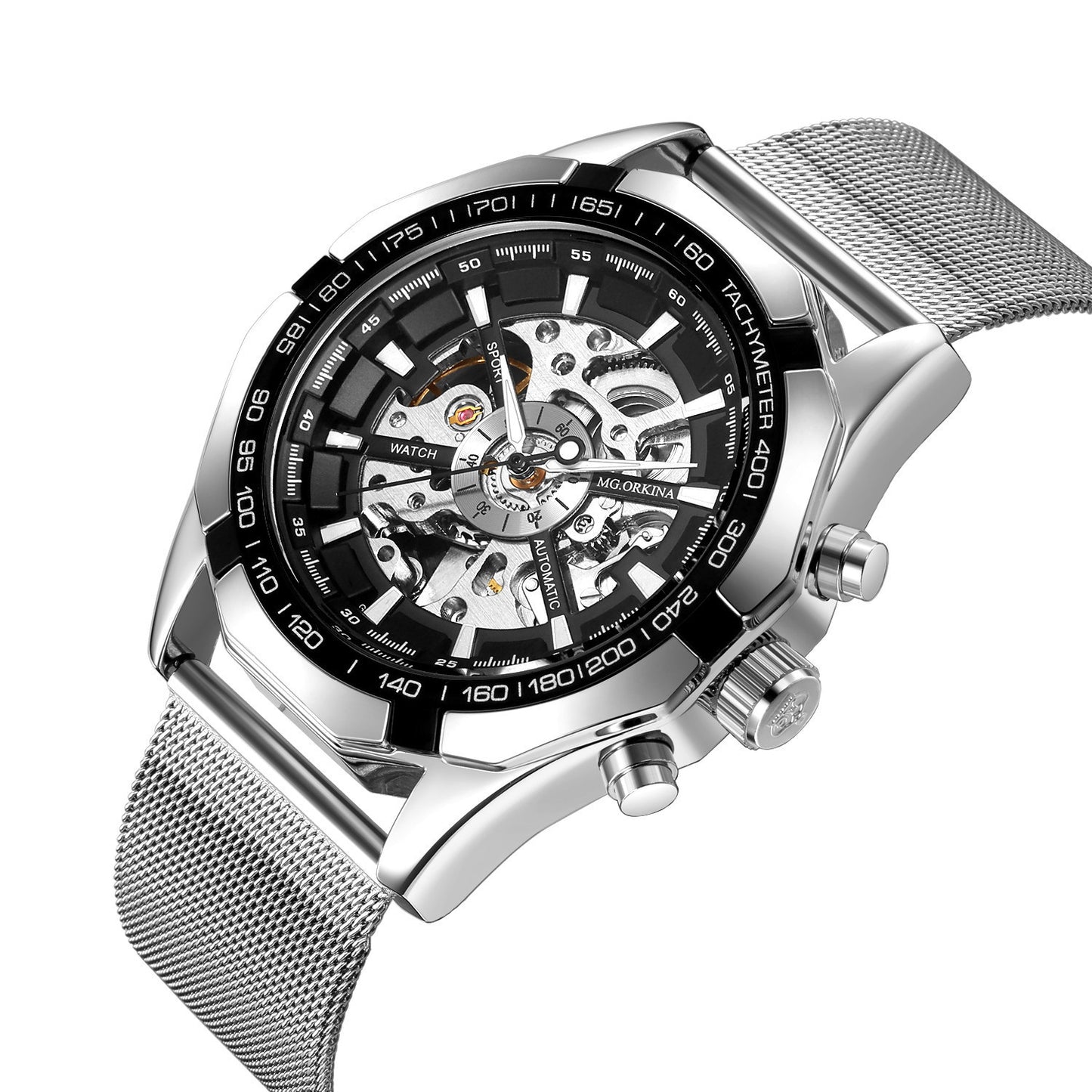 Mens Steel Band Automatic Mechanical Watch