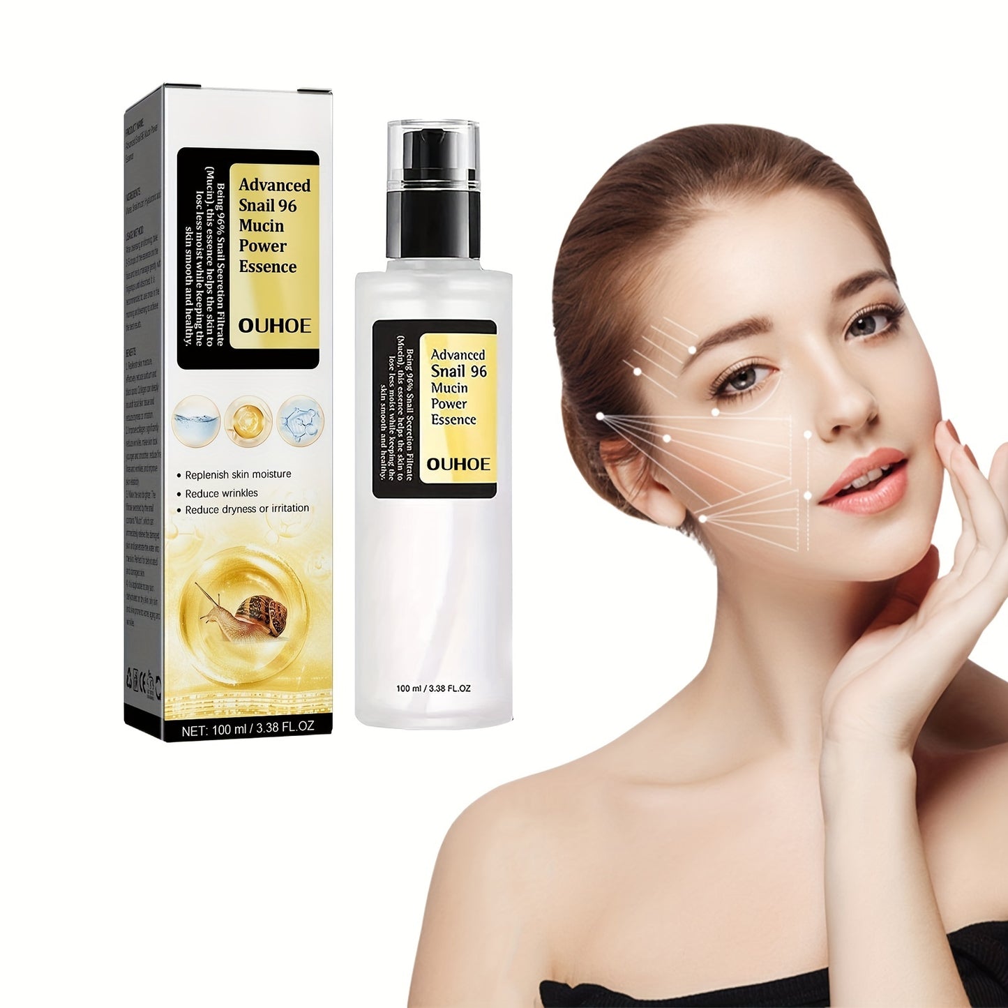 OUHOE Advanced Snail Mucin Power Essence