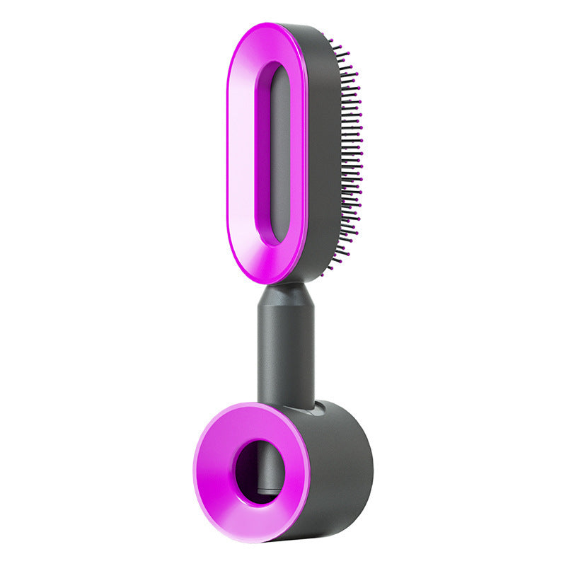 Anti-Static Self Cleaning Hair Brush