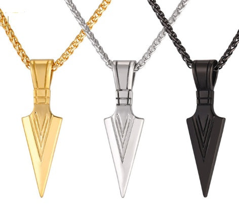 Stainless Steel Spear Necklace