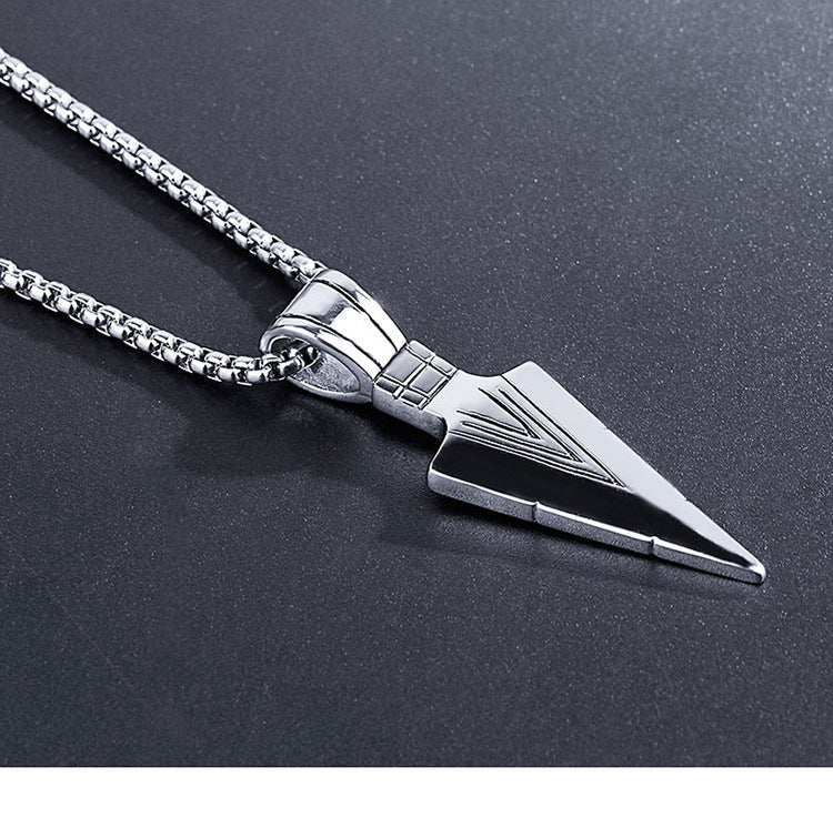 Stainless Steel Spear Necklace