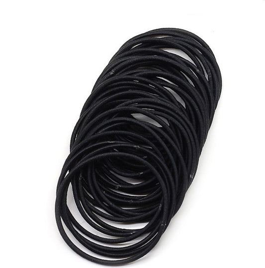 Black Elastic Hair Bands