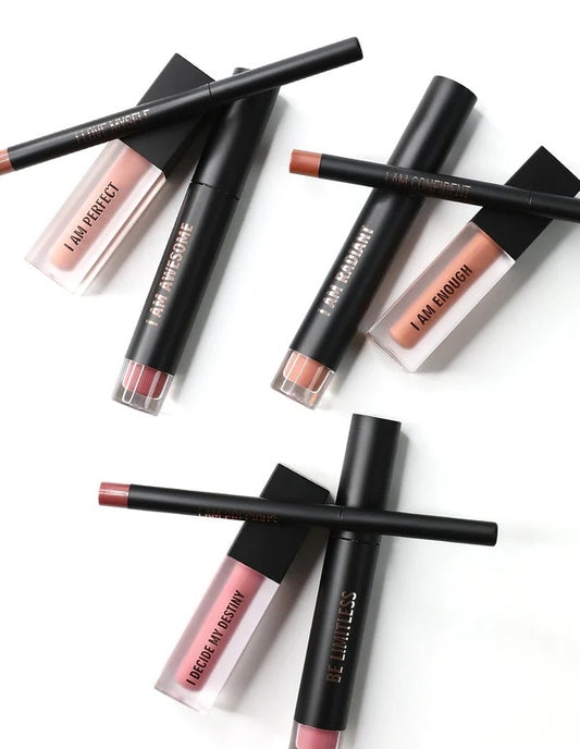 REALHER Lip Kit - Liner, Lipstick, Gloss