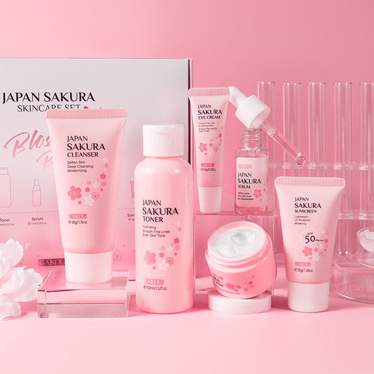 JAPAN SAKURA Skin Care Kit