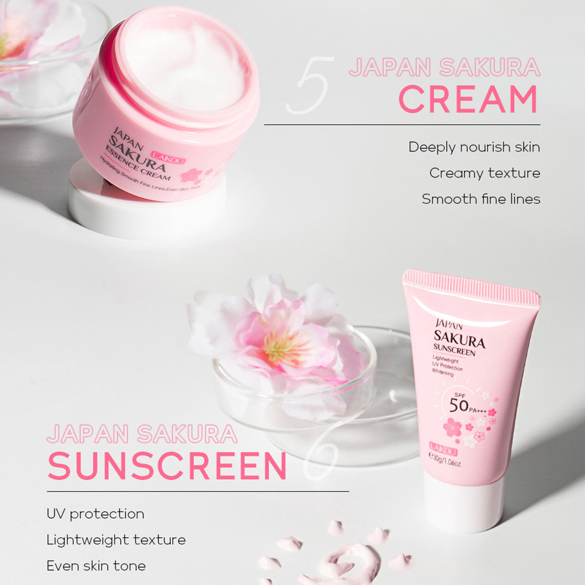 JAPAN SAKURA Skin Care Kit