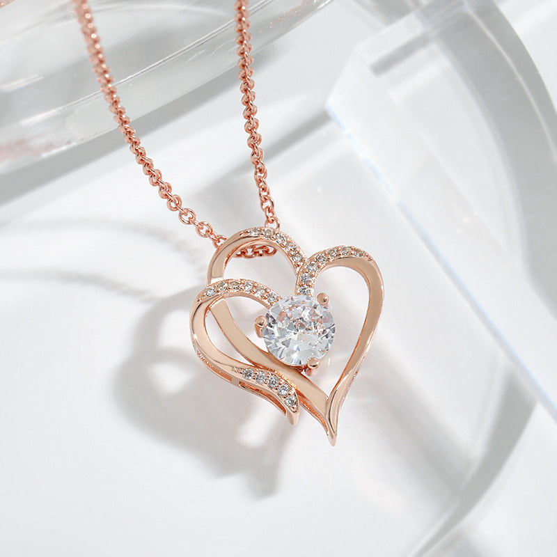 Double Heart Necklace