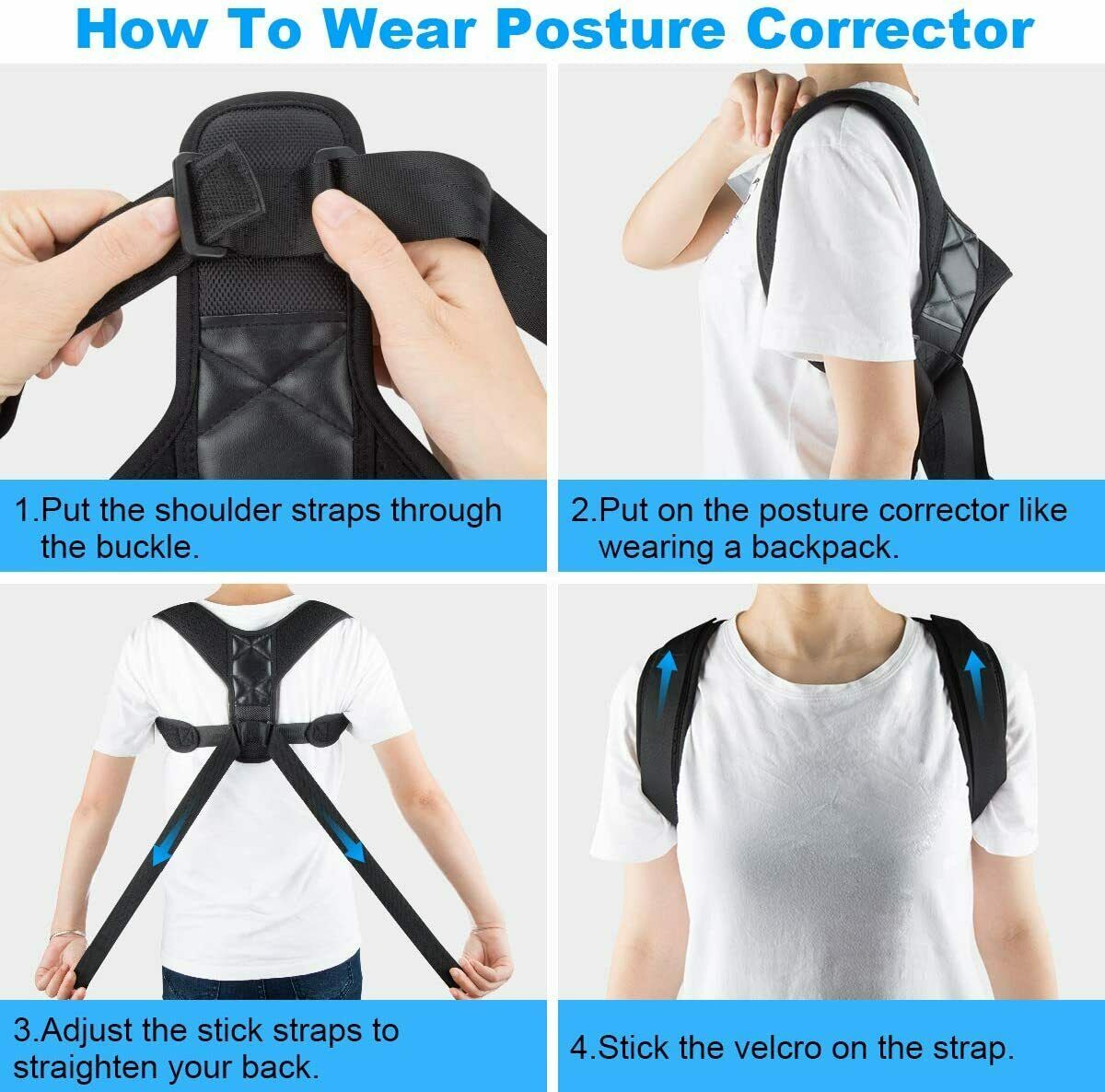 Posture Corrector Upper Back Brace