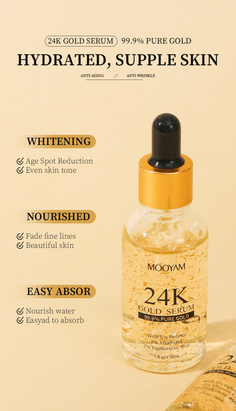 MOOYAM 24K Gold Foil Retinol Lifting Face Serum