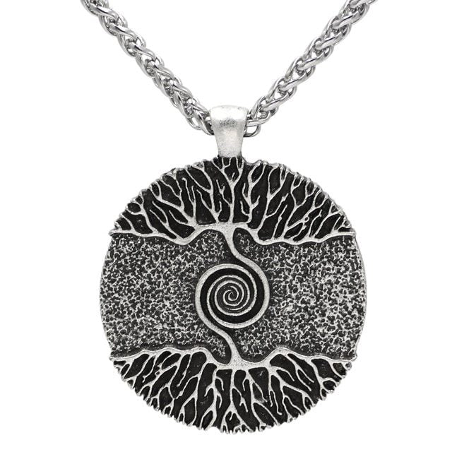 Nordic Tree Of Life Double-Sided Pendant Chain