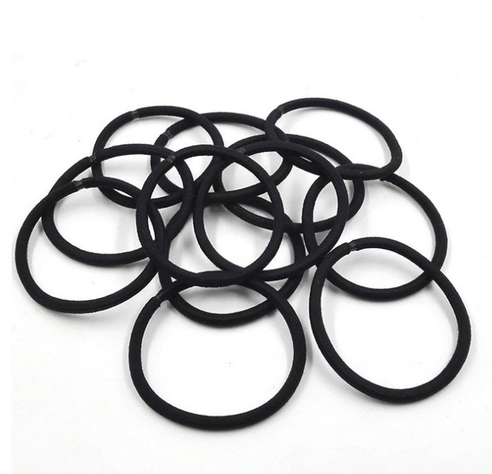 Black Elastic Hair Bands