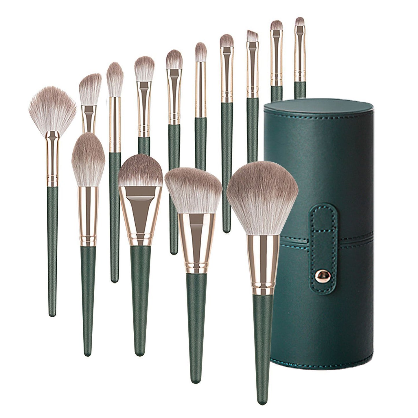 GREEN CLOUD 14-Piece Makeup Brushes Set