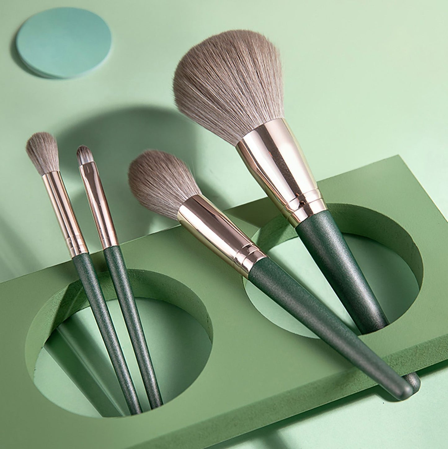 GREEN CLOUD 14-Piece Makeup Brushes Set