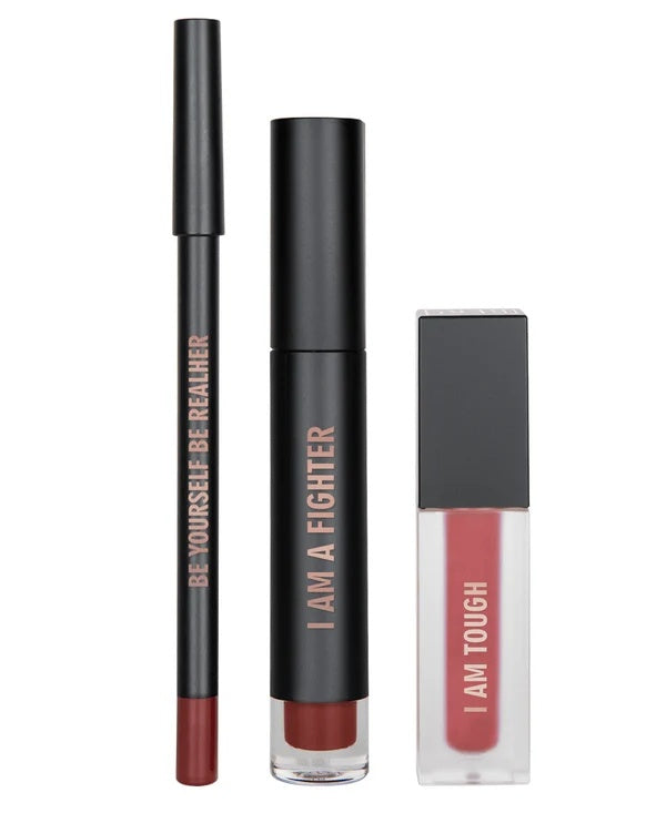 REALHER Lip Kit - Liner, Lipstick, Gloss