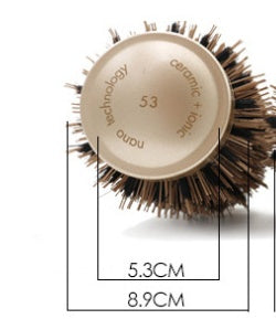 SUPRENT Round Brush With Natural Boar Bristles