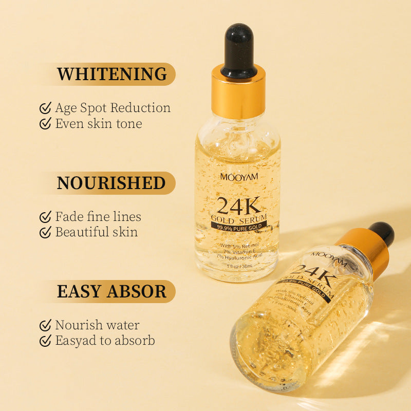 MOOYAM 24K Gold Foil Retinol Lifting Face Serum